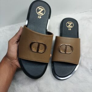 Men Premium Sandal K12 series Deep Khaki and Brown